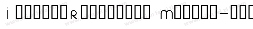 ItijyouRaurafont Medium字体转换